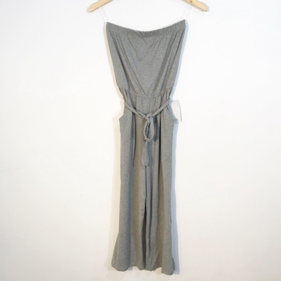 VELVET TORCH Strapless Waist Tie Jumpsuit - Picture 4 of 10